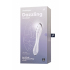 Двусторонний фаллоимитатор Satisfyer Dazzling Crystal 1, прозрачный