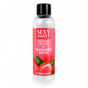 Массажное масло Биоритм Sexy Sweet Nectar Lychee с феромонами и ароматом личи, 75 мл
