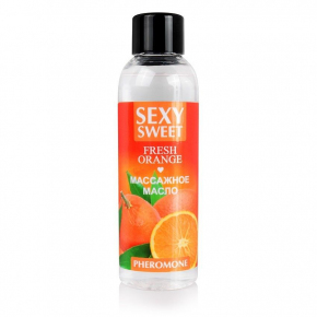 Массажное масло с ароматом апельсина и феромонами Sexy Sweet Fresh Orange, 75 мл