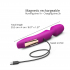 Вибратор с 2 сменными насадками R-Evolution Wand Vibrator with 2 Attachments