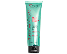 Съедобный интимный гель Lube Tube Cocktail Strawberry Mojito, 100 мл