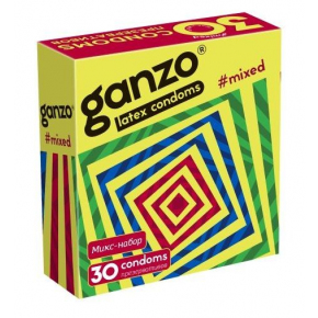 Микс-набор из 30 презервативов Ganzo Mixed, 30 шт