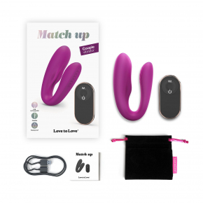Вибратор для пар Match Up Couple Vibrator with Remote Control