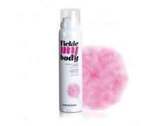 Массажная хрустящая пенка с ароматом сладкой ваты Tickle My Body Cotton Candy, 150 мл