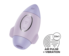 Вакуумный стимулятор клитора Satisfyer Mission Control, сиреневый