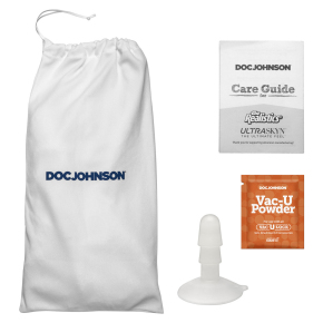 Реалистичный фаллоимитатор Doc Johnson The Realistic Cock Ultraskyn 8", телесный