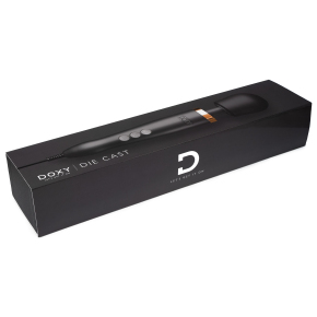 Вандовый вибростимулятор с питанием от сети Doxy Die Cast, матово-черный