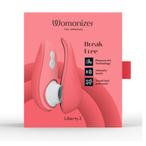Бесконтактный клиторальный стимулятор Womanizer Liberty 2, розовый