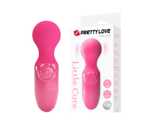 Мини-вибратор с шаровидной головкой Pretty Love Mini Stick, розовый