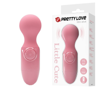 Мини-вибратор с шаровидной головкой Pretty Love Mini Stick, нежно-розовый