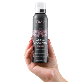 Хрустящая пенка для массажа с ароматом сакуры Acqua Croccante Sakura, 150 мл