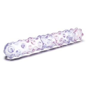 Фаллоимитатор с массажными точками Glas 9" Purple Rose