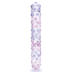 Фаллоимитатор с массажными точками Glas 9" Purple Rose