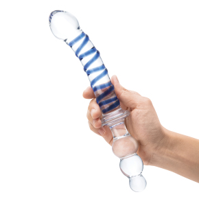 Двухсторонний анально-вагинальный фаллоимитатор Glas 10" in Twister