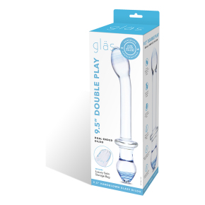 Двусторонний анально-вагинальный фаллоимитатор Glas 9.5" in Double Play