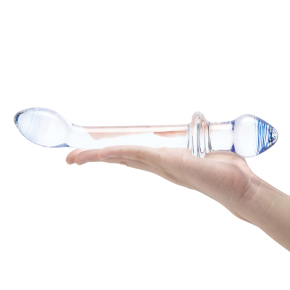 Двусторонний анально-вагинальный фаллоимитатор Glas 9.5" in Double Play
