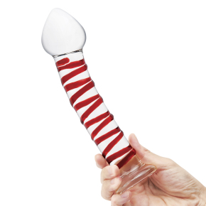 Фаллоимитатор со спиралью Glas 8" in Mr. Swirly