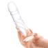 Реалистичный по форме фаллоимитатор из стекла Glas 7" Curved Realistic Glass Dildo With Veins