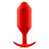Анальная пробка для ношения b-Vibe Snug Plug 6, красная