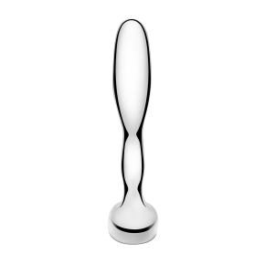 Стальной анальный стимулятор простаты b-Vibe Stainless Steel Prostate Plug