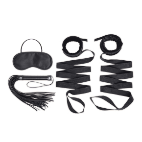 Набор бондажа для пары Bondage Bed Strap & Flogger Kit