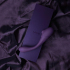 Двусторонний гибкий импульсно-волновой вибромассажер Vive Mirai, фиолетовый