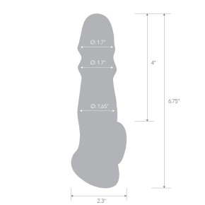 Насадка для пениса Girthy Penis Enhancing Sleeve Extension