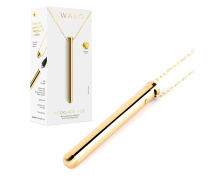 Элегантный вибромассажер-кулон из стали Vibrating Necklace Gold