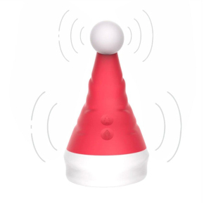 Вибростимулятор в форме колпака Magical Santa Hat, красный
