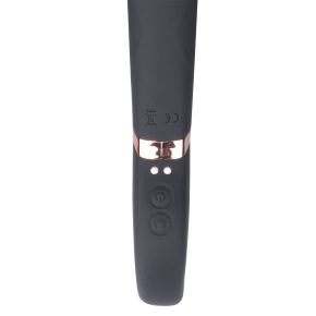 Двусторонний вибратор в форме гаечного ключа Key Control Massager Wand, черный