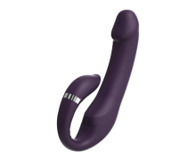 Двойной вибратор для клитора и точки G Double-Ended Dildo Vibrator C Shape