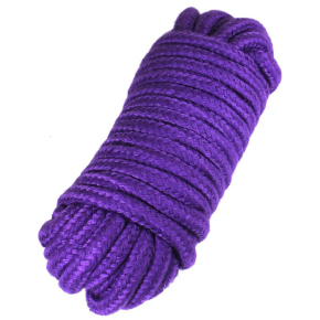 Верёвка для бондажа и декоративной вязки, фиолетовая