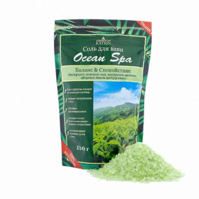 Соль для ванн с зеленым чаем и мелиссой Ocean Spa, 530 г