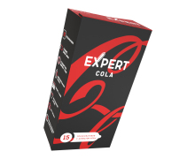Черные презервативы с ароматом Колы Expert Cola, 15 шт.