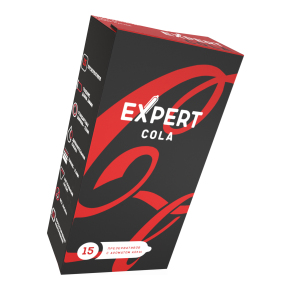 Черные презервативы с ароматом Колы Expert Cola, 15 шт.
