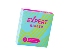 Ребристые презервативы Expert Ribbed, 3 шт.