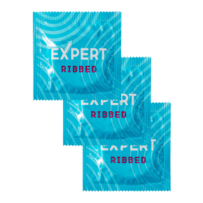 Ребристые презервативы Expert Ribbed, 3 шт.