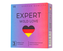 Презервативы ребристые с точками Expert Wild Love, 3 шт.