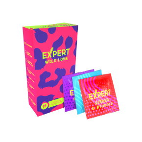 Презервативы ребристые с точками Expert Wild Love, 15 шт.