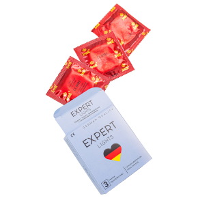 Тонкие презервативы Expert Lights, 3 шт.