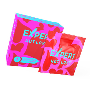 Презервативы с разогревающим эффектом Expert Hot Love, 3 шт.