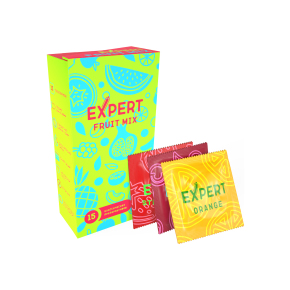 Фруктовые ароматизированные презервативы Expert Fruit Mix, 15 шт.