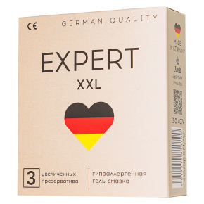 Презервативы увеличенного размера Expert XXL, 3 шт.