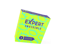 Тонкие презервативы Expert Invisible, 3 шт.