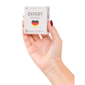 Тонкие презервативы Expert Invisible, 3 шт.