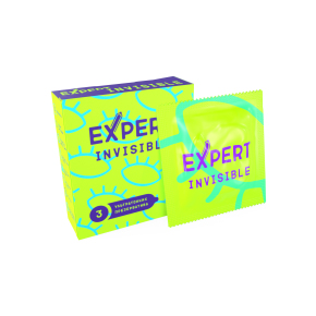 Тонкие презервативы Expert Invisible, 3 шт.