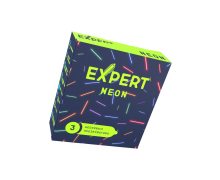 Светящиеся в темноте презервативы Expert Neon, 3 шт.