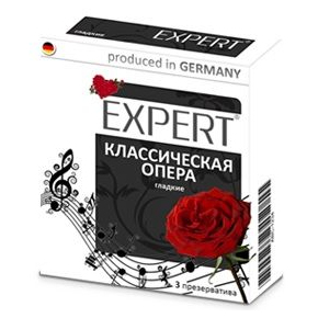 Гладкие презервативы Классическая Опера, 3 шт