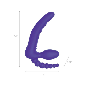 Безремневой страпон с дистанционным управлением 7in Remote Control Strapless