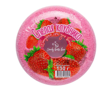 Шипучая соль для ванн Candy Bath Bar Спелая Клубника, 130 г